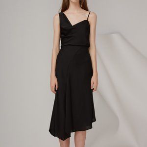 Keepsake the Label Sidelines Chiffon Dress, M